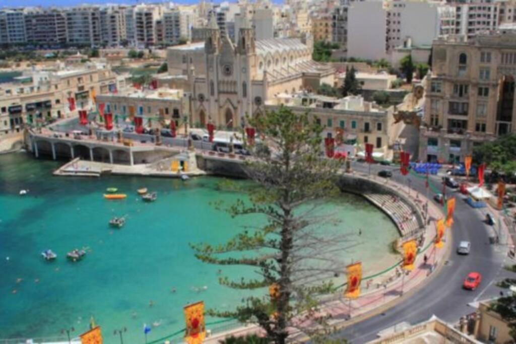 2 Bed Apt In Heart Of St Julians - 5Min From Seafront Saint Julian's Exteriér fotografie